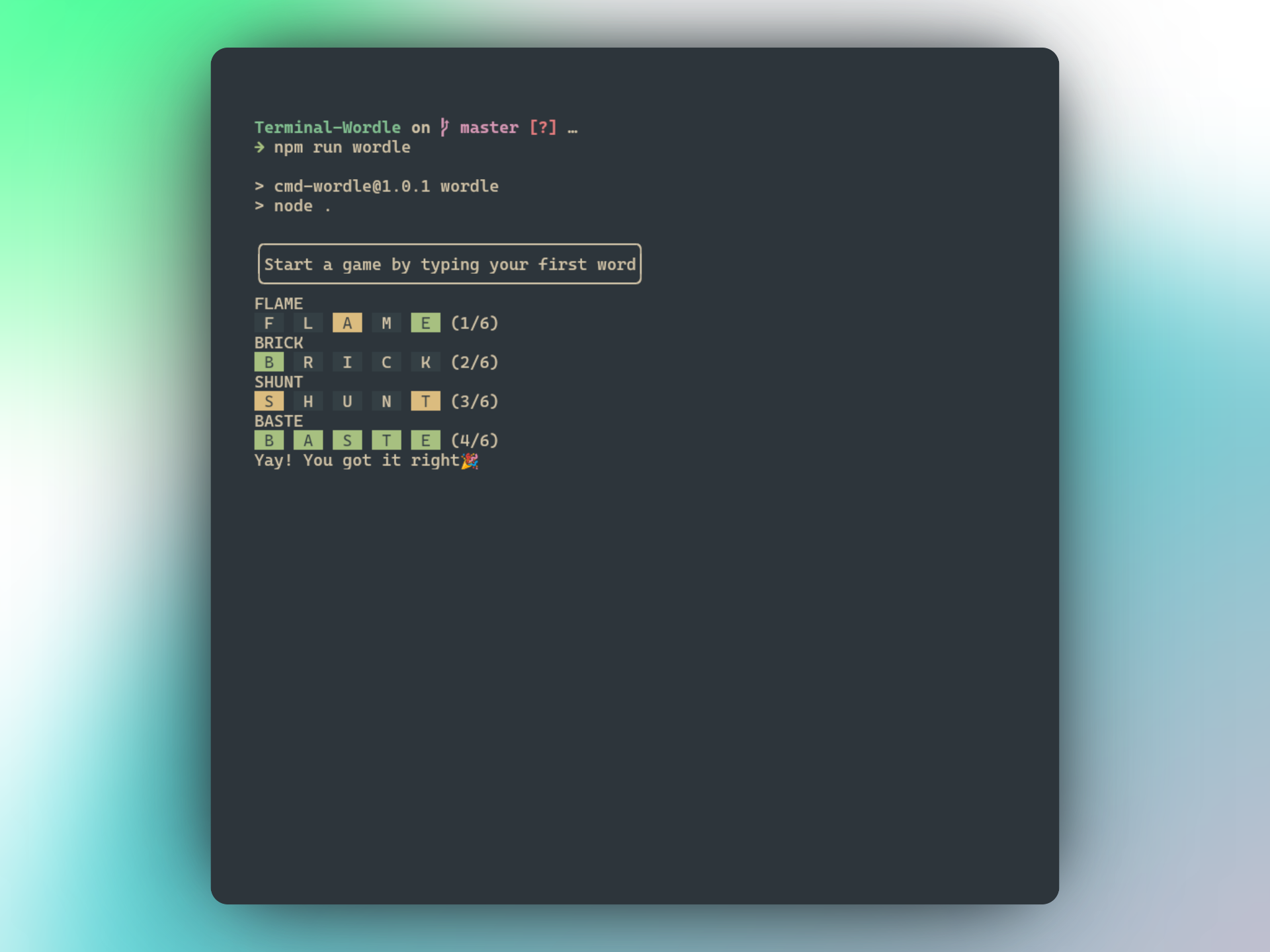 Terminal Worlde